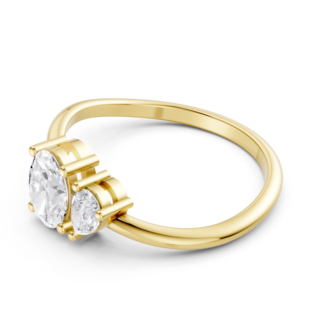 Radiant Oval Cluster Ring view 2