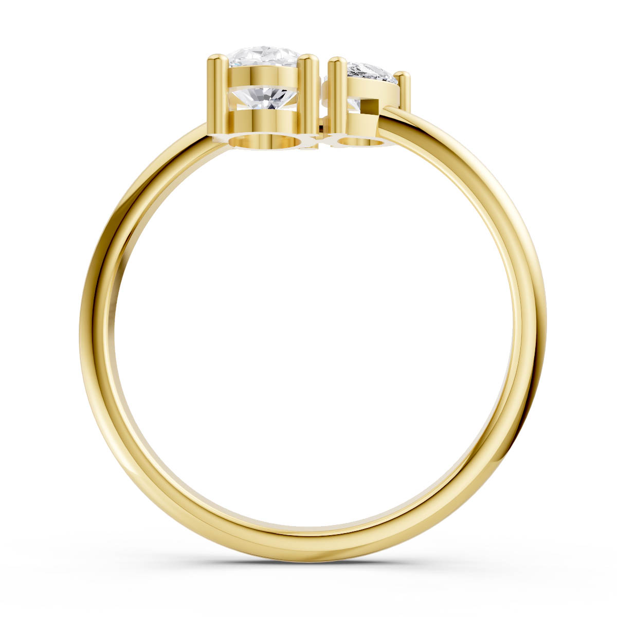 Radiant Oval Cluster Ring view 4