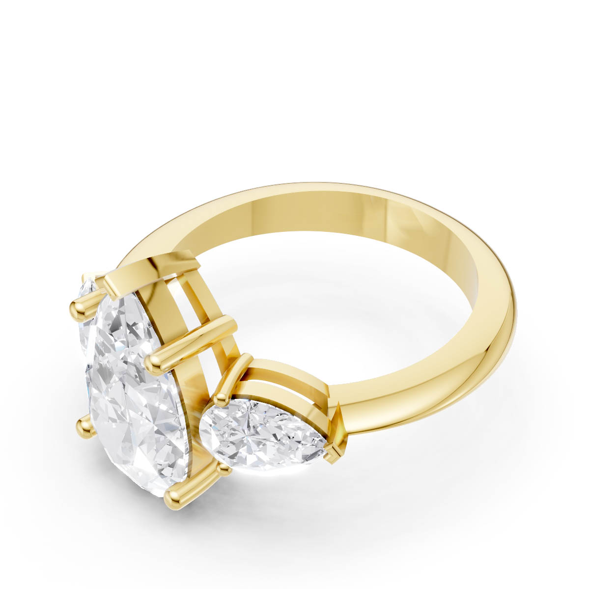 Royal Teardrop Ring view 2