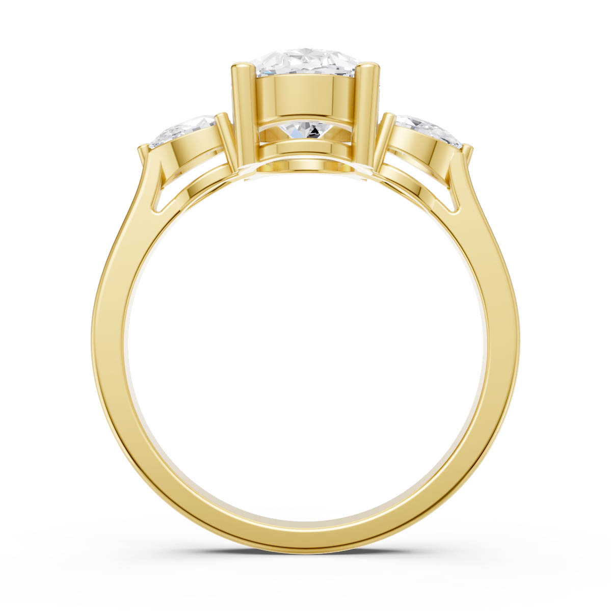Elongoted Oval Crown Bloom view 4
