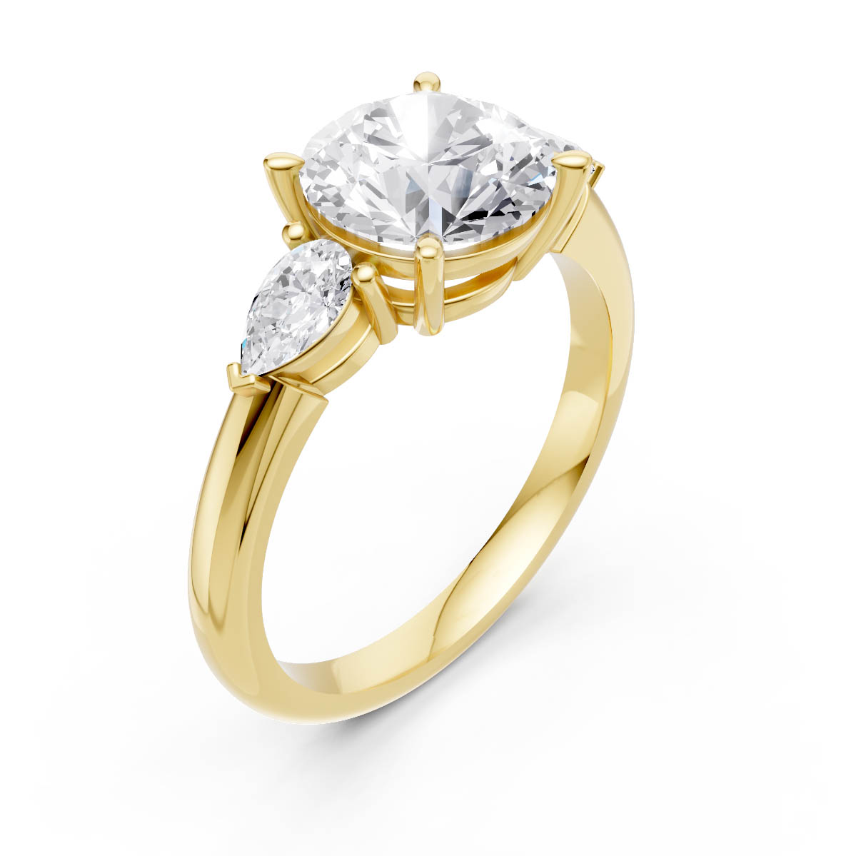Celestial Round Brilliance Ring view 3