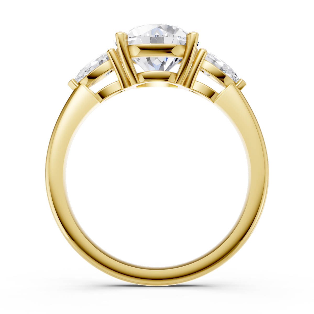 Celestial Round Brilliance Ring view 4