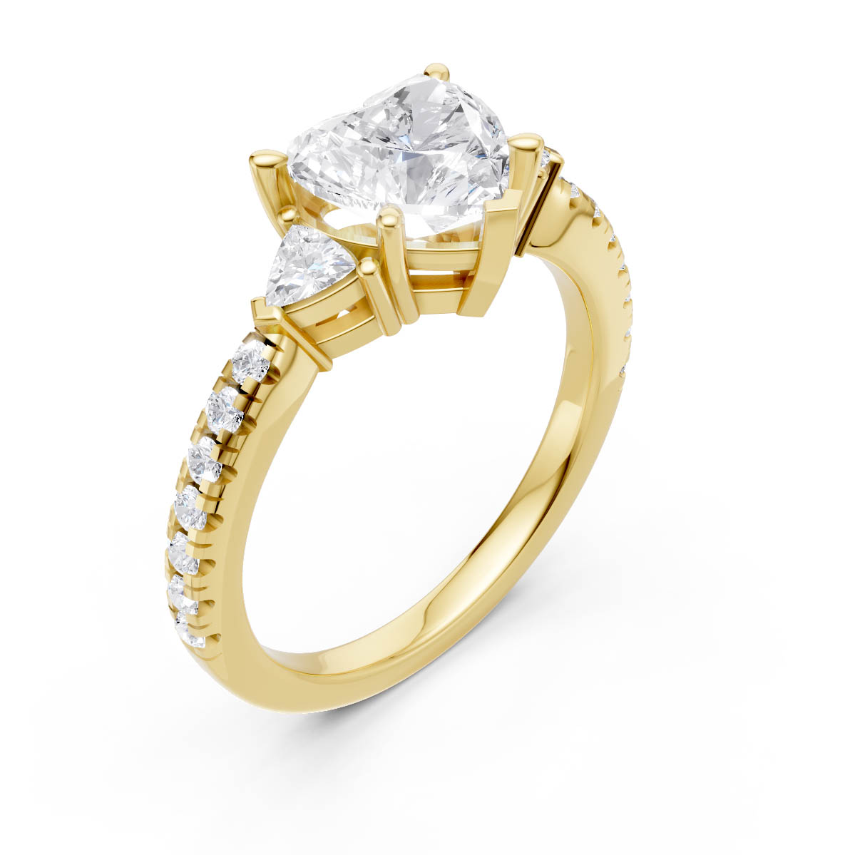 Celestial Prism Heart Ring view 3