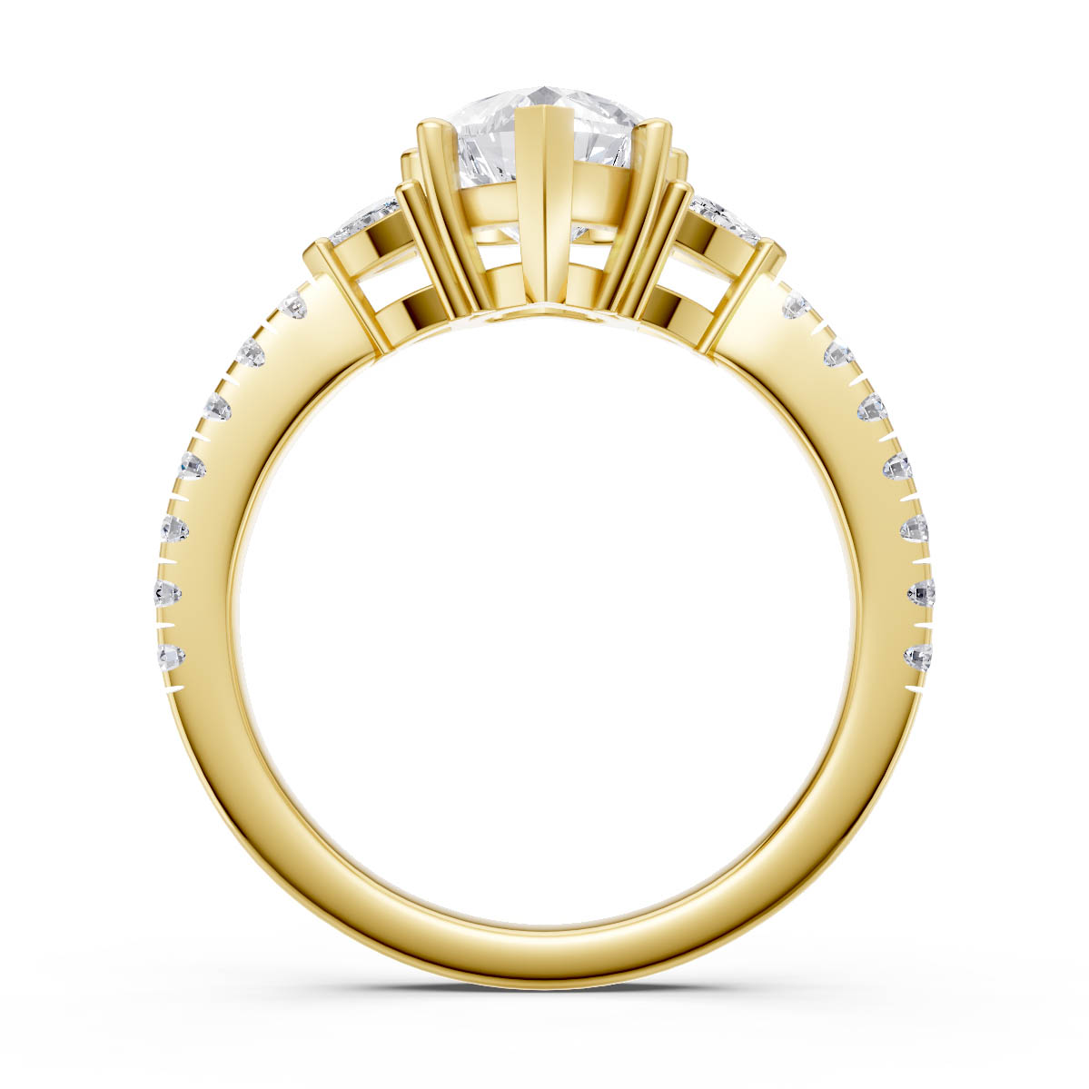 Celestial Prism Heart Ring view 4
