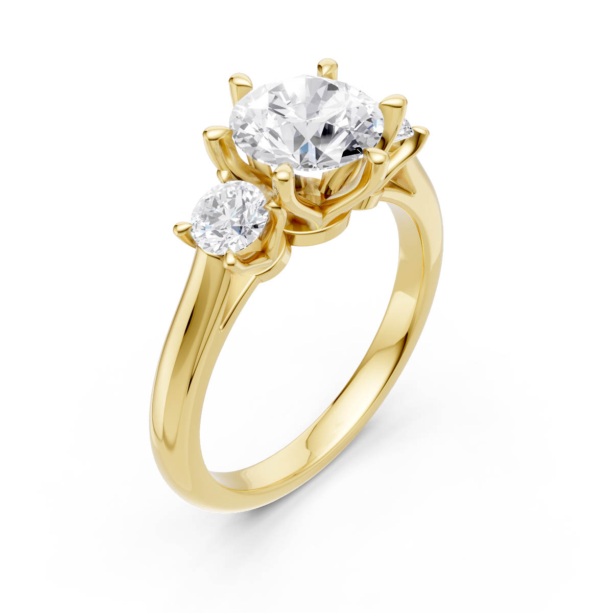 Celestial Radiance Crown Ring view 3