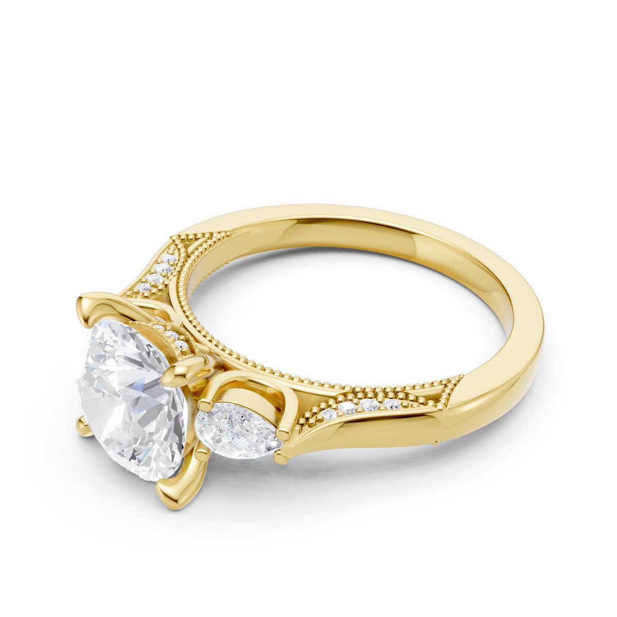 Eternal Bloom Spark Ring view 2