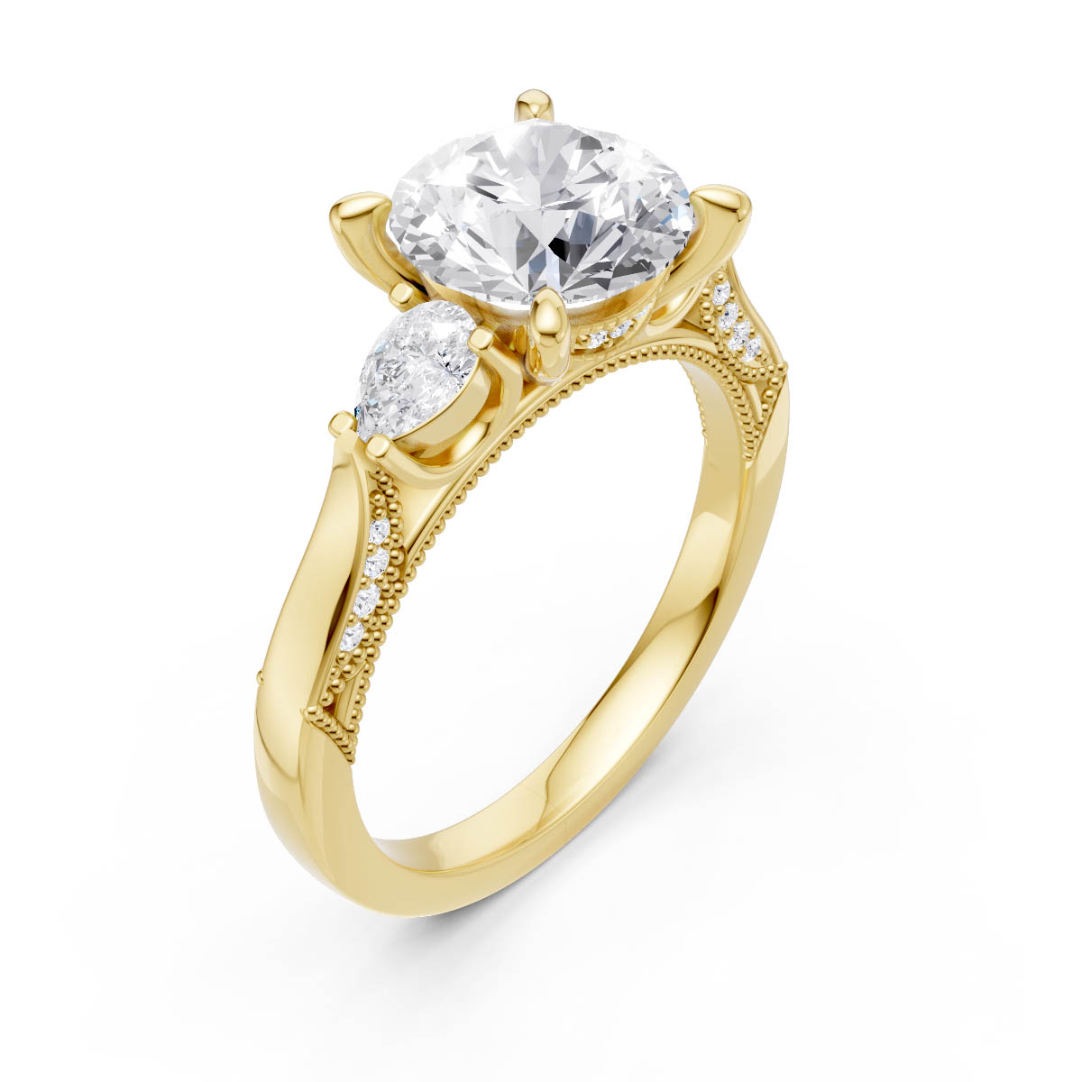 Eternal Bloom Spark Ring view 3