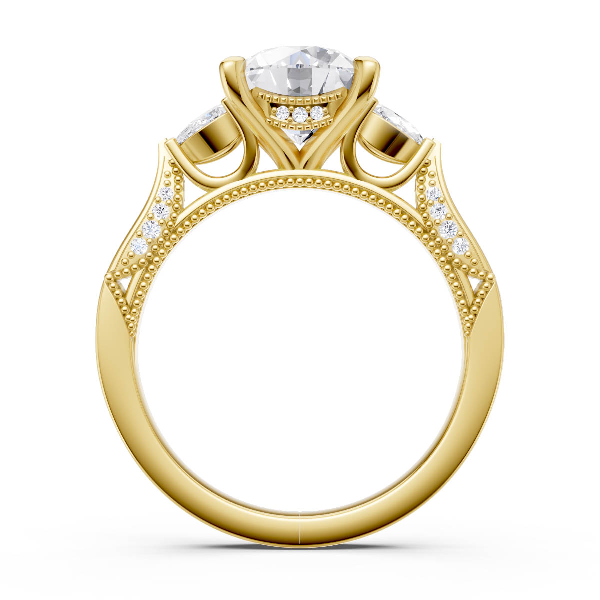 Eternal Bloom Spark Ring view 4