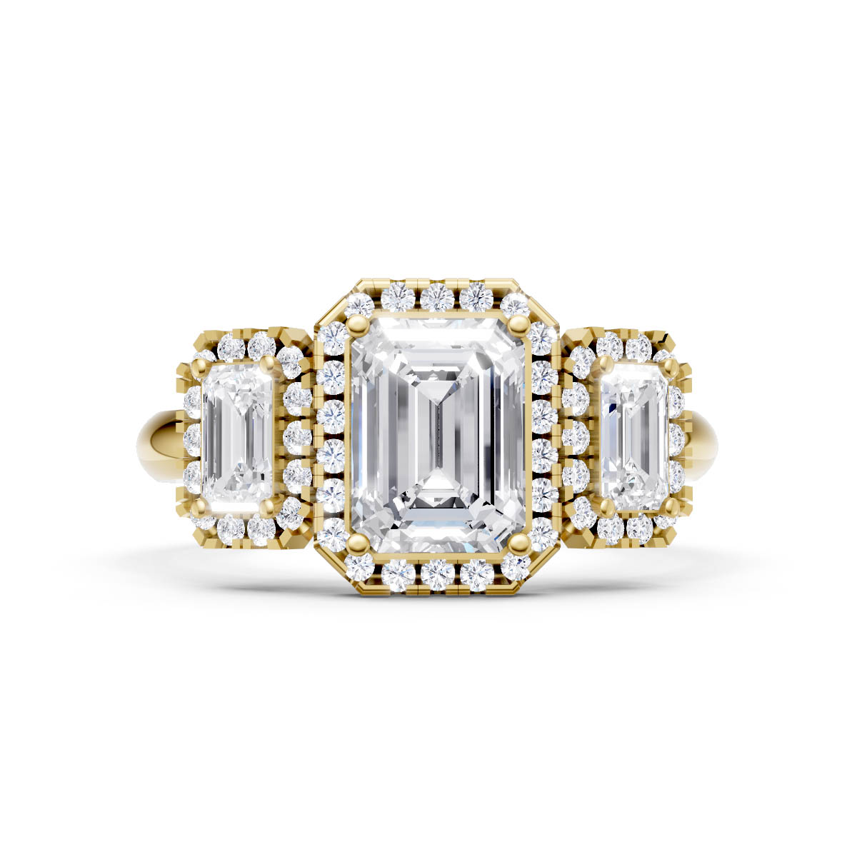Celestial Trillion Frame Sparkle
