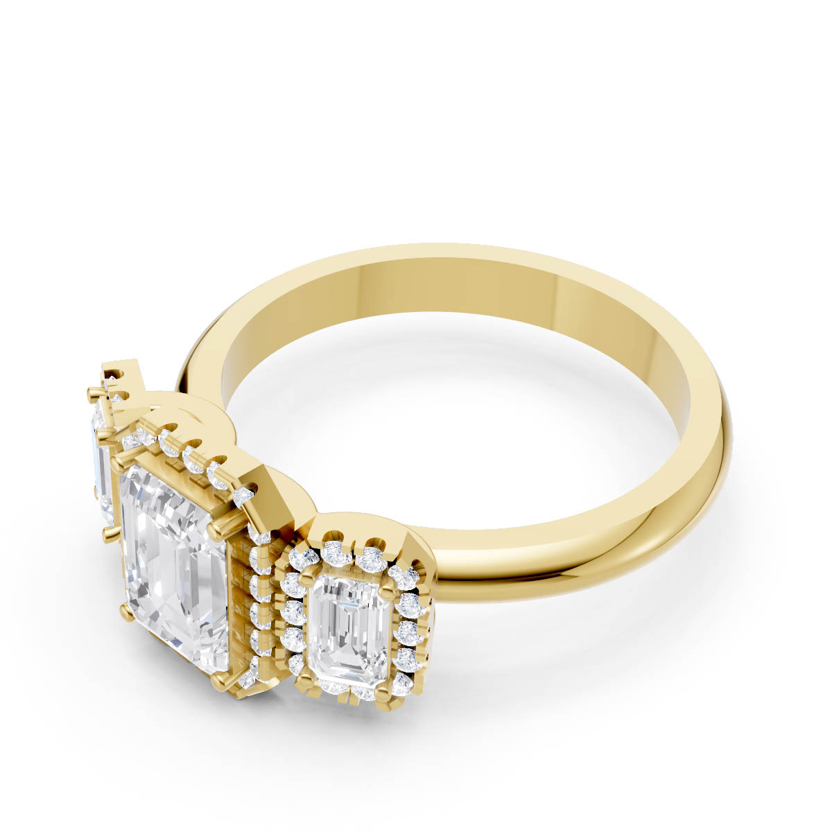 Celestial Trillion Frame Sparkle view 2