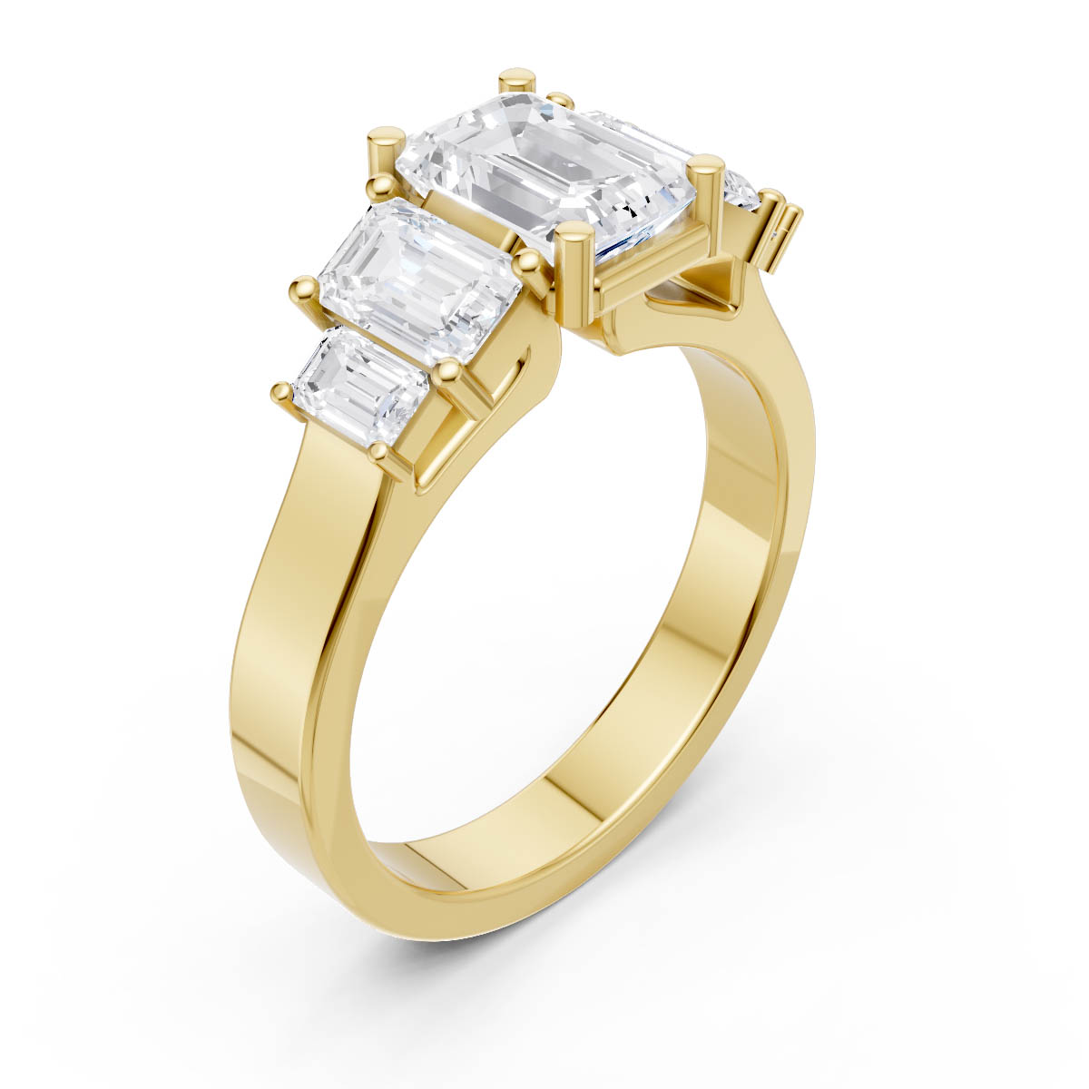 Imperial Emerald Cascade Ring view 3
