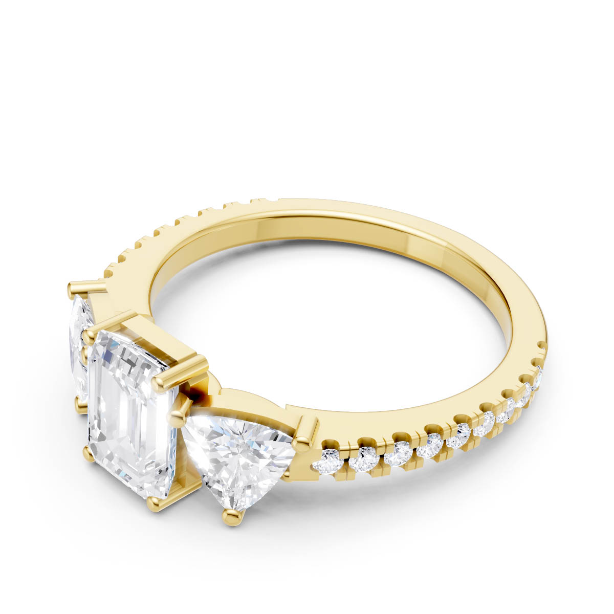 Trillion Crown Elegance Ring view 2