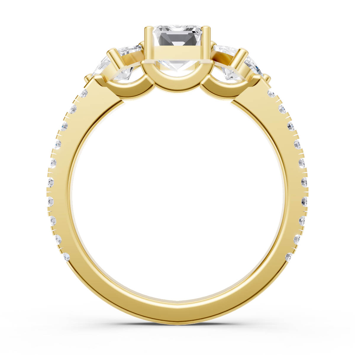 Trillion Crown Elegance Ring view 4