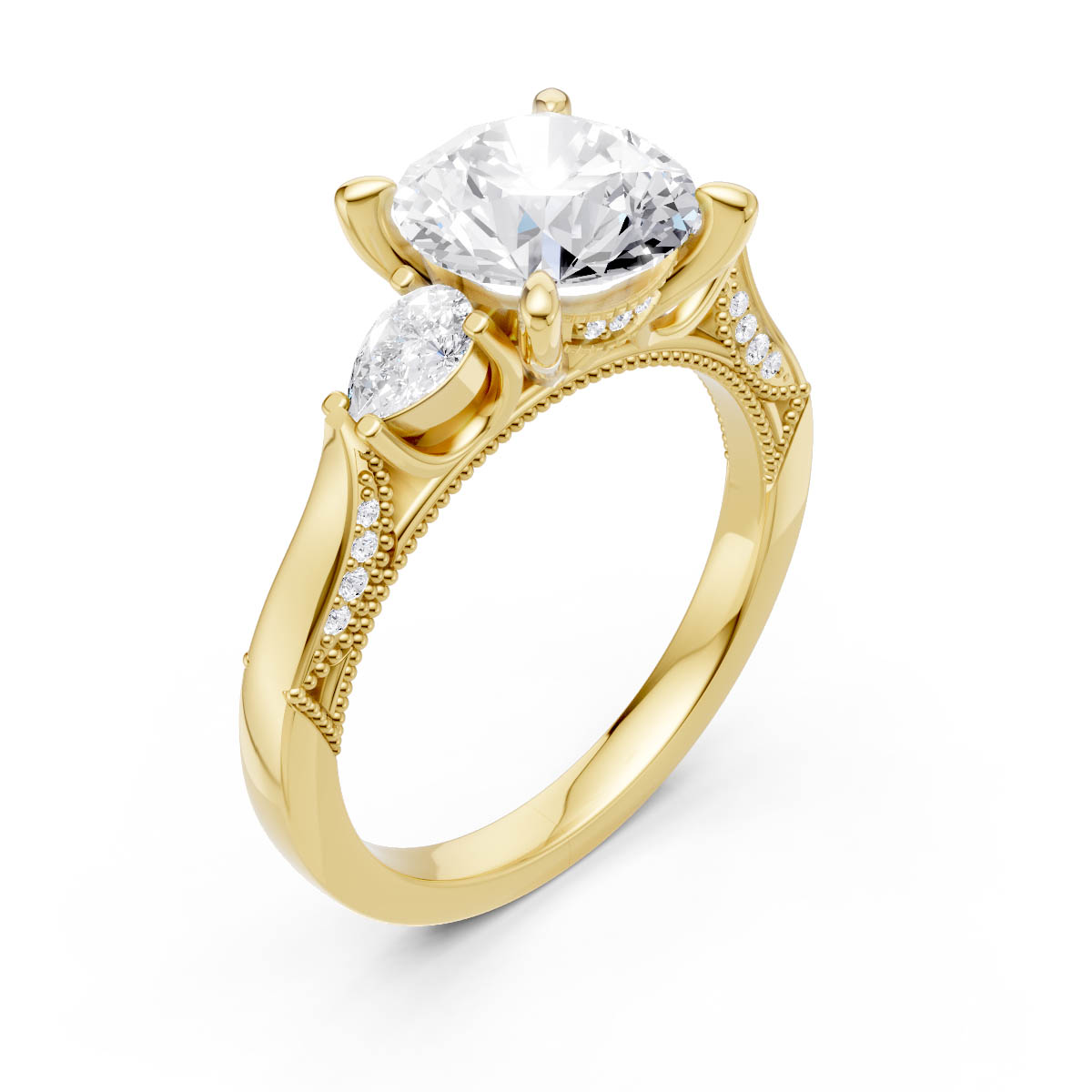 Luna Crown Ring view 3