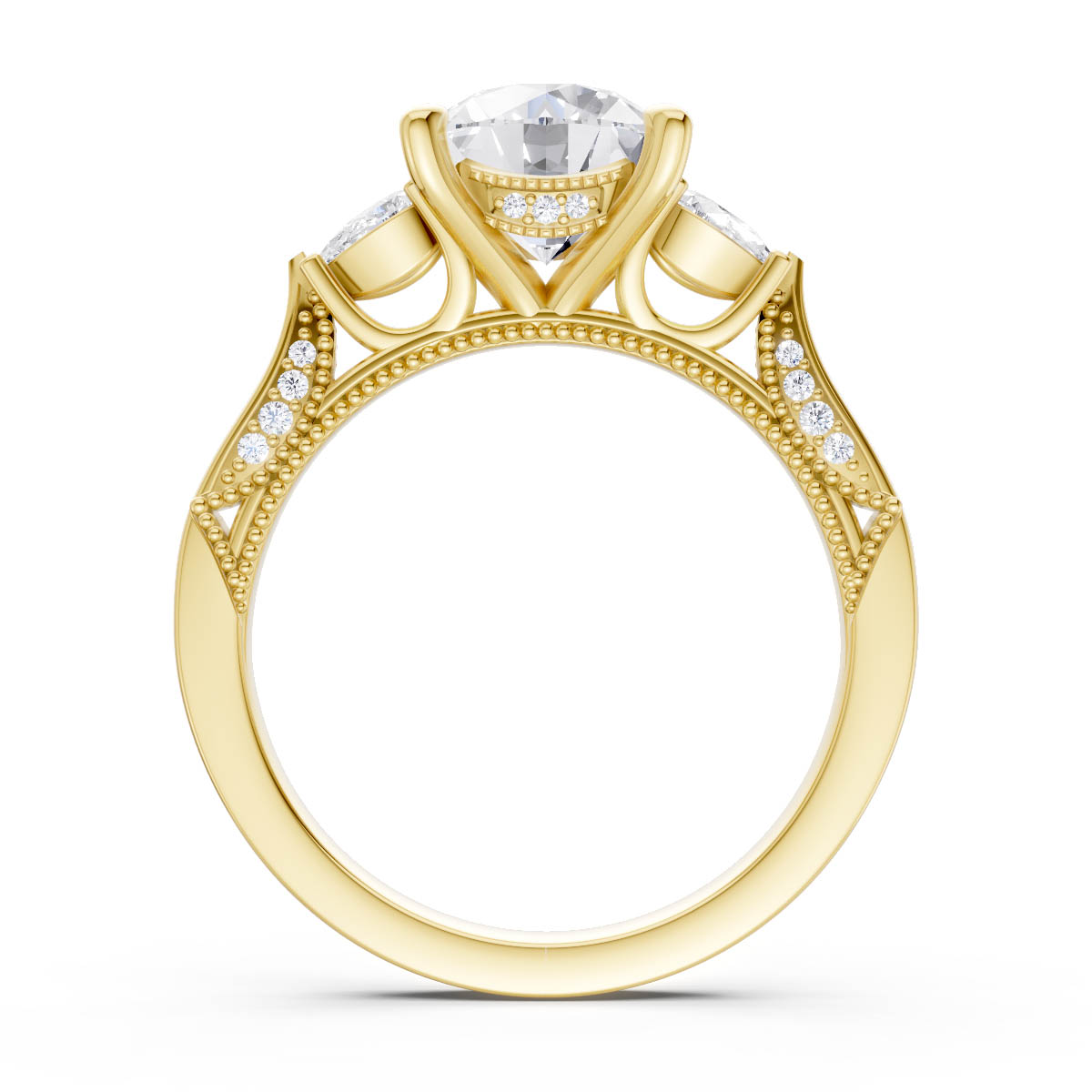 Luna Crown Ring view 4