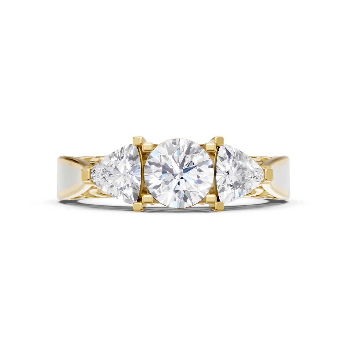 Celestial Trinity Ring view 3