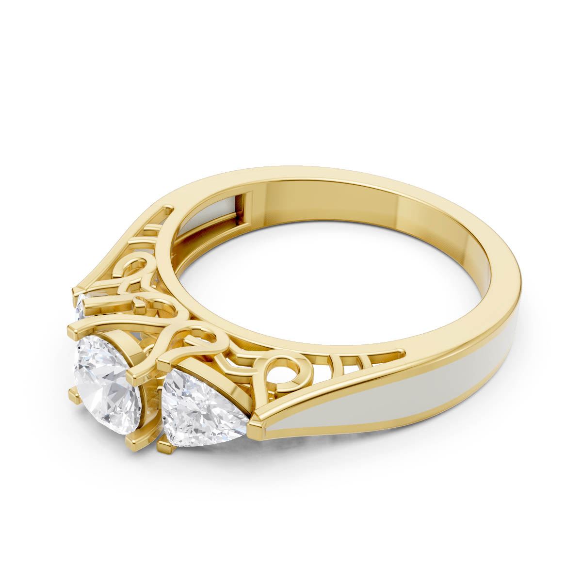 Celestial Trinity Ring view 2