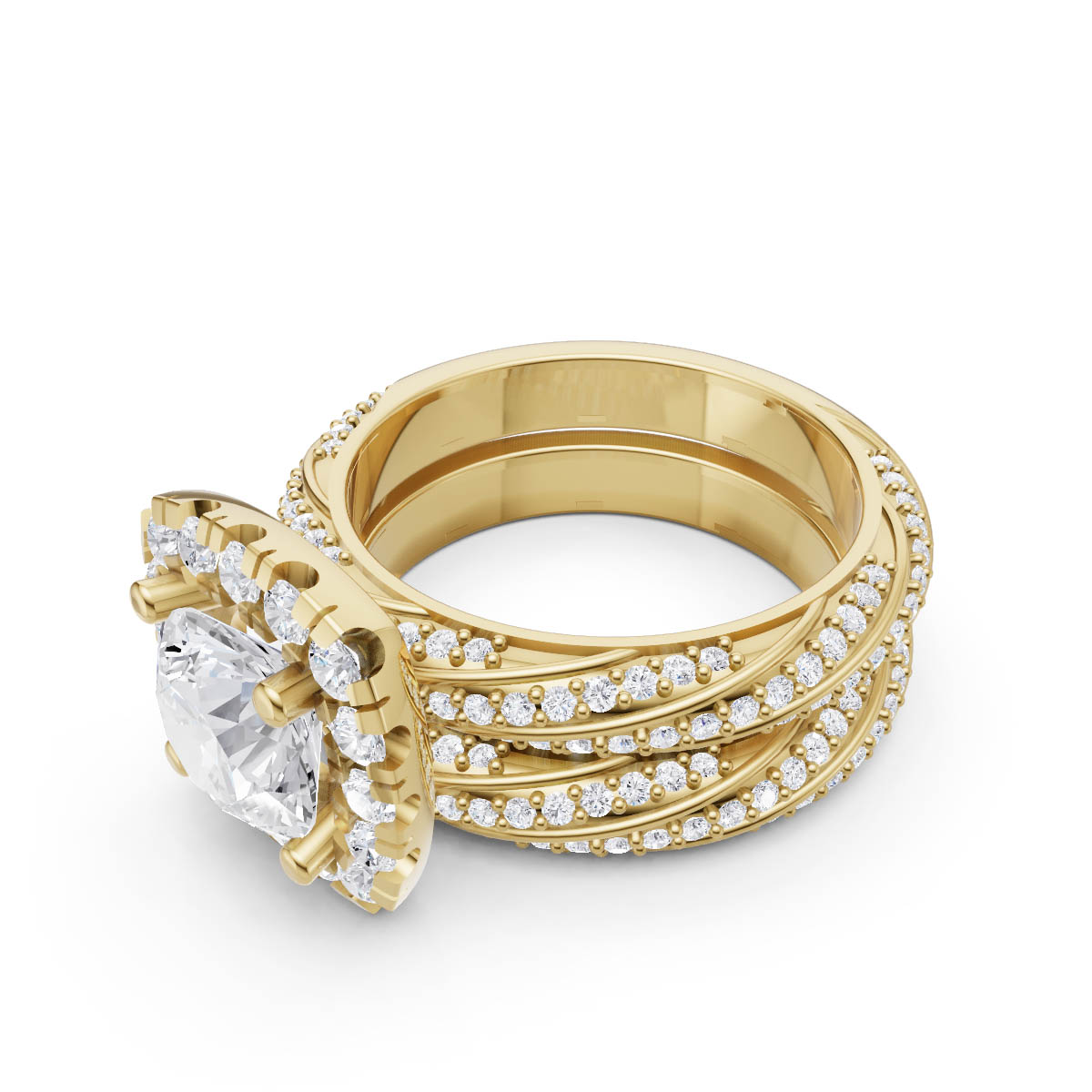 Celestia Bond Couple Rings view 2