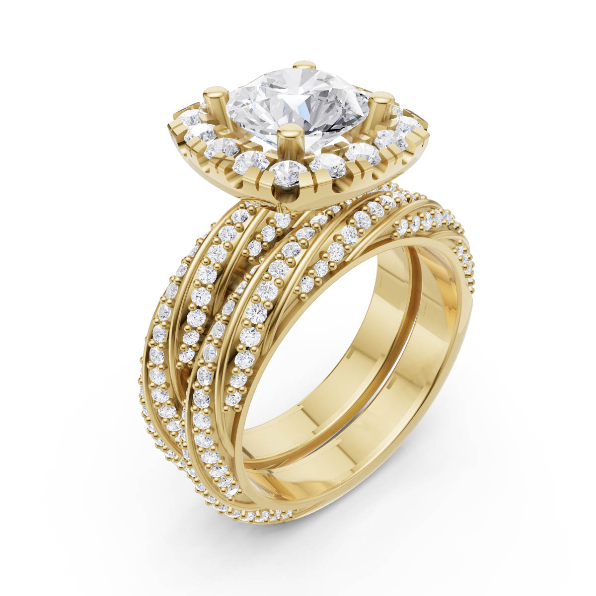 Celestia Bond Couple Rings view 4