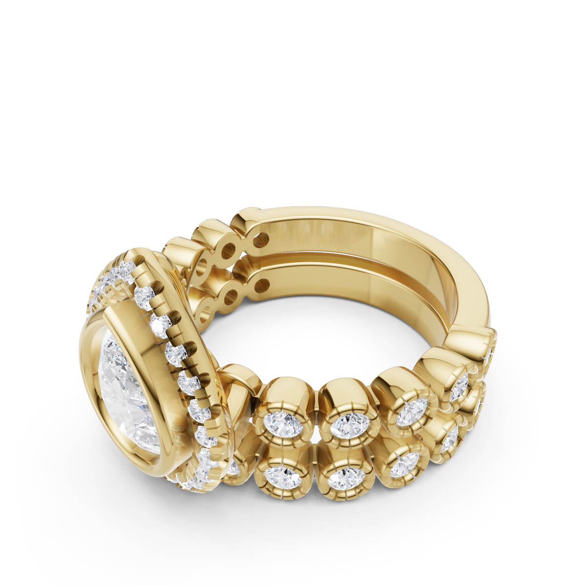 Eterna Duet Crown Ring view 2