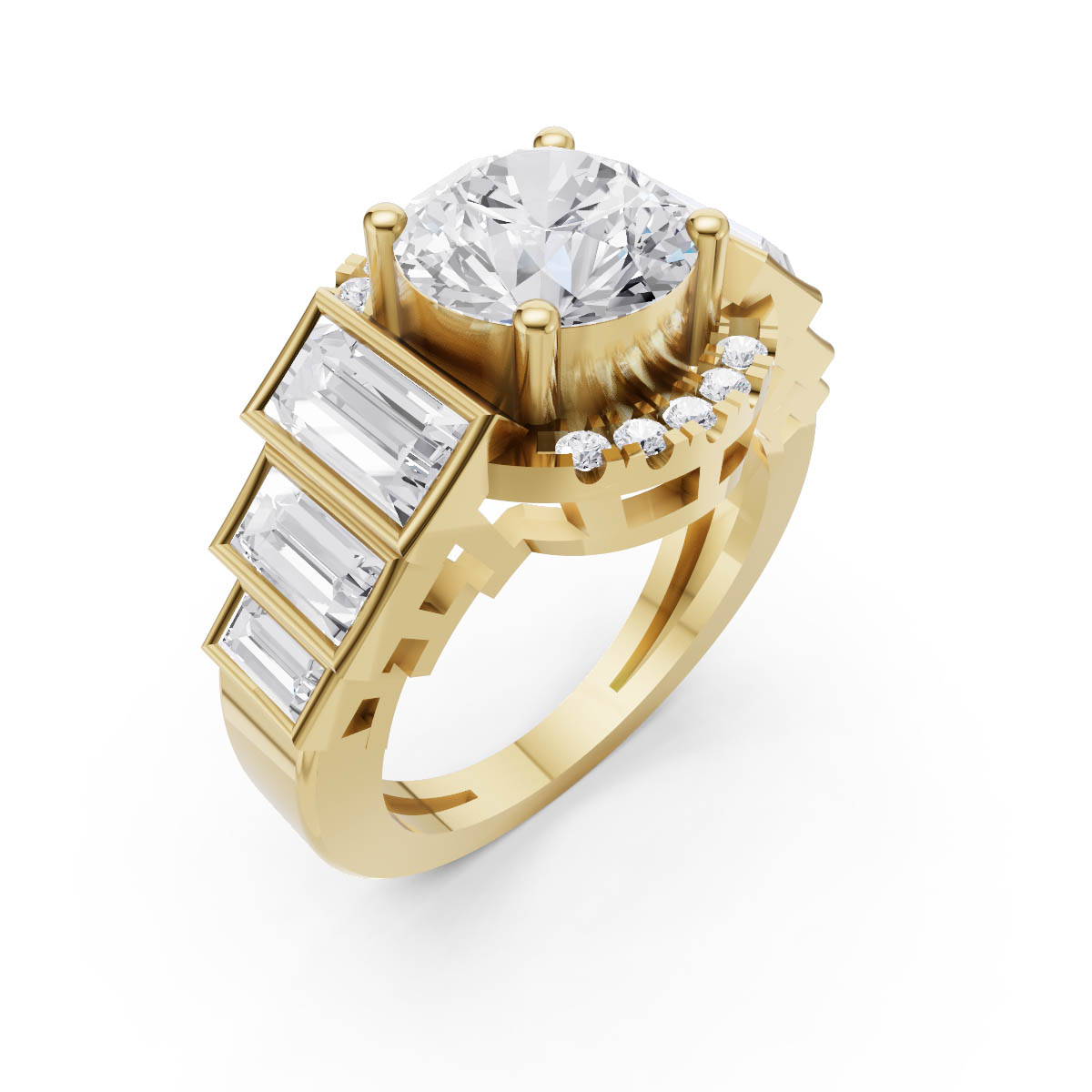 Regal Prism Diamond Ring view 4