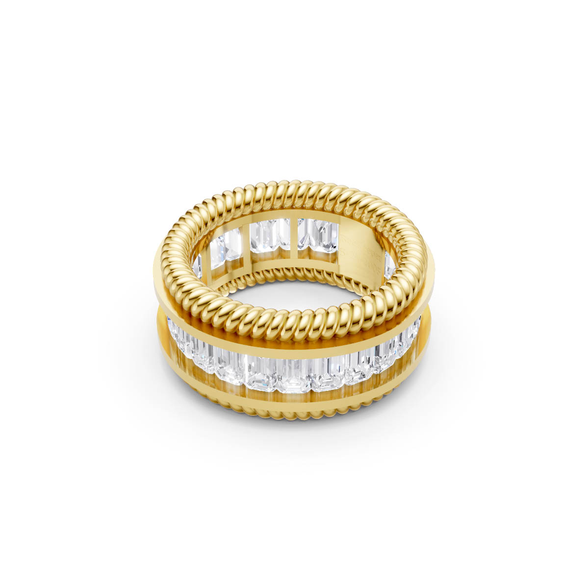 Elegant Emerald Band view 2