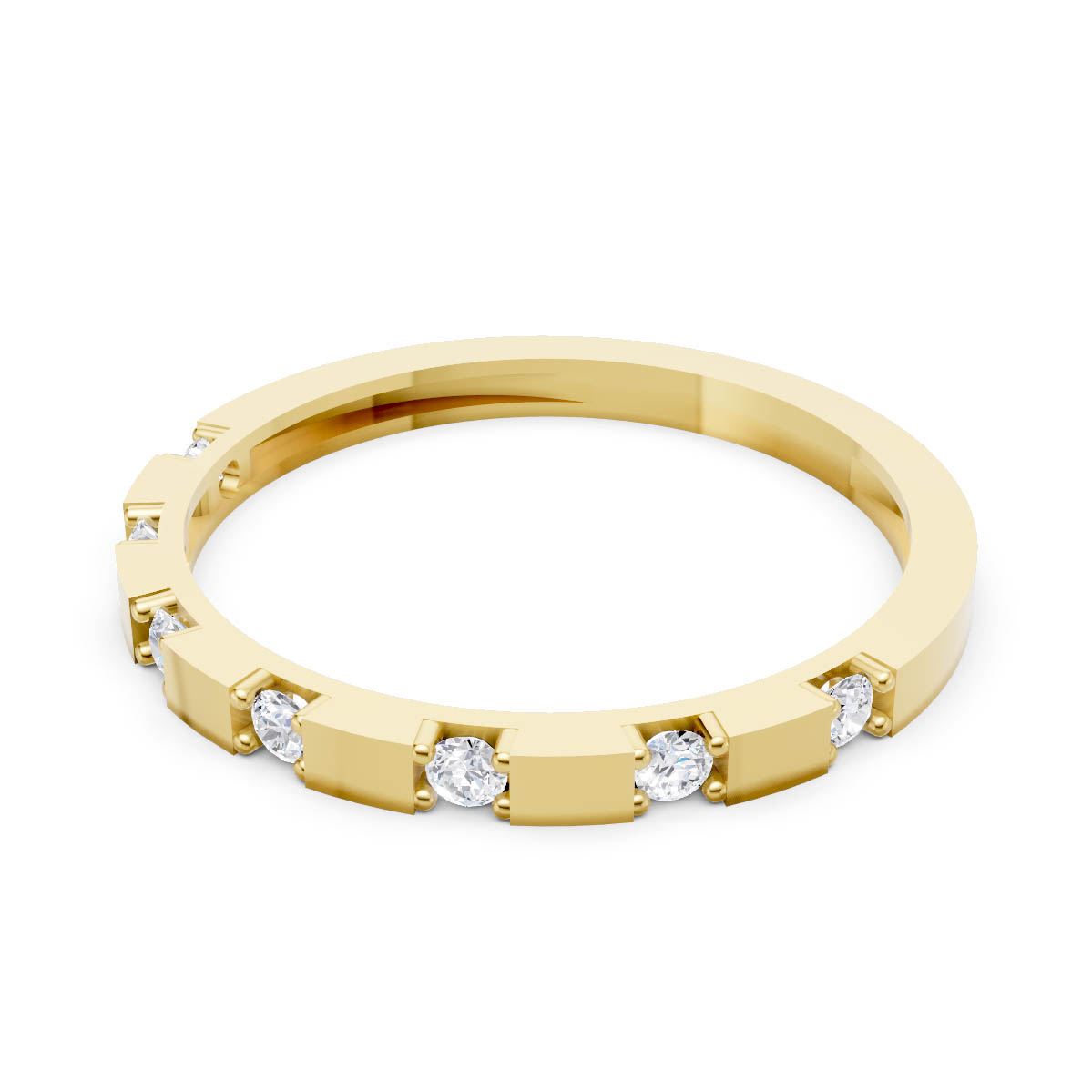Geometric Diamond Half Band view 2