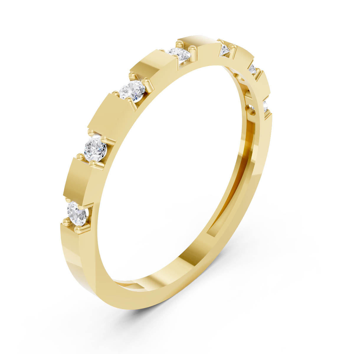 Geometric Diamond Half Band view 3