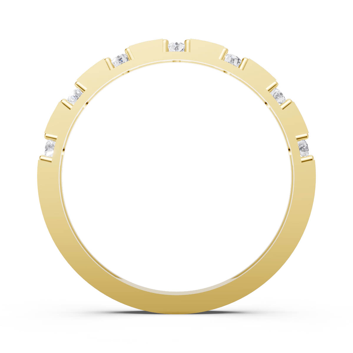 Geometric Diamond Half Band view 4