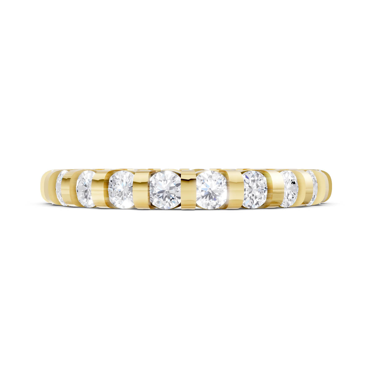 Channel Set Diamond Band