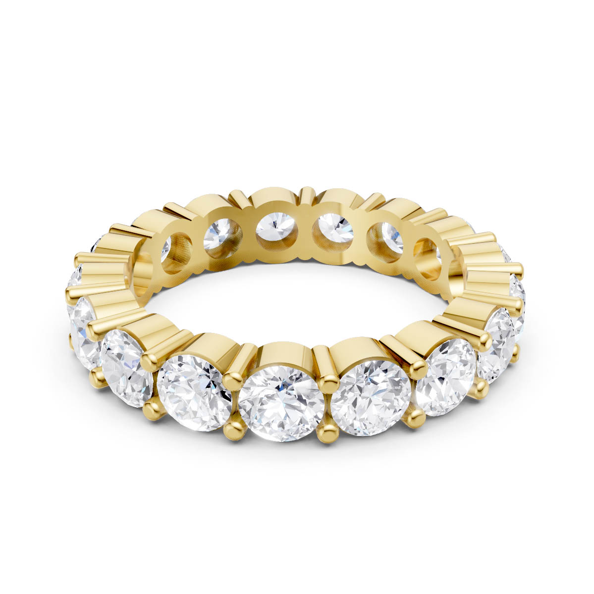 Bezel Accent Diamond Band view 2