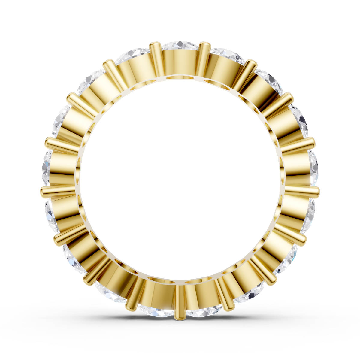 Bezel Accent Diamond Band view 4