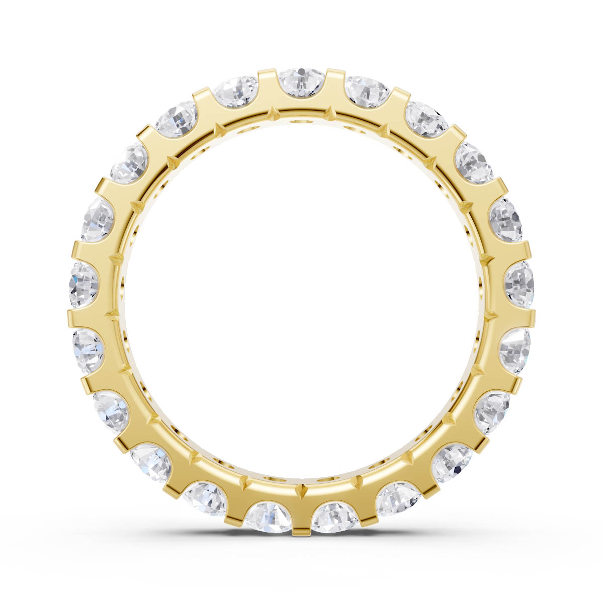 Openwork Diamond Eternity Band view 4