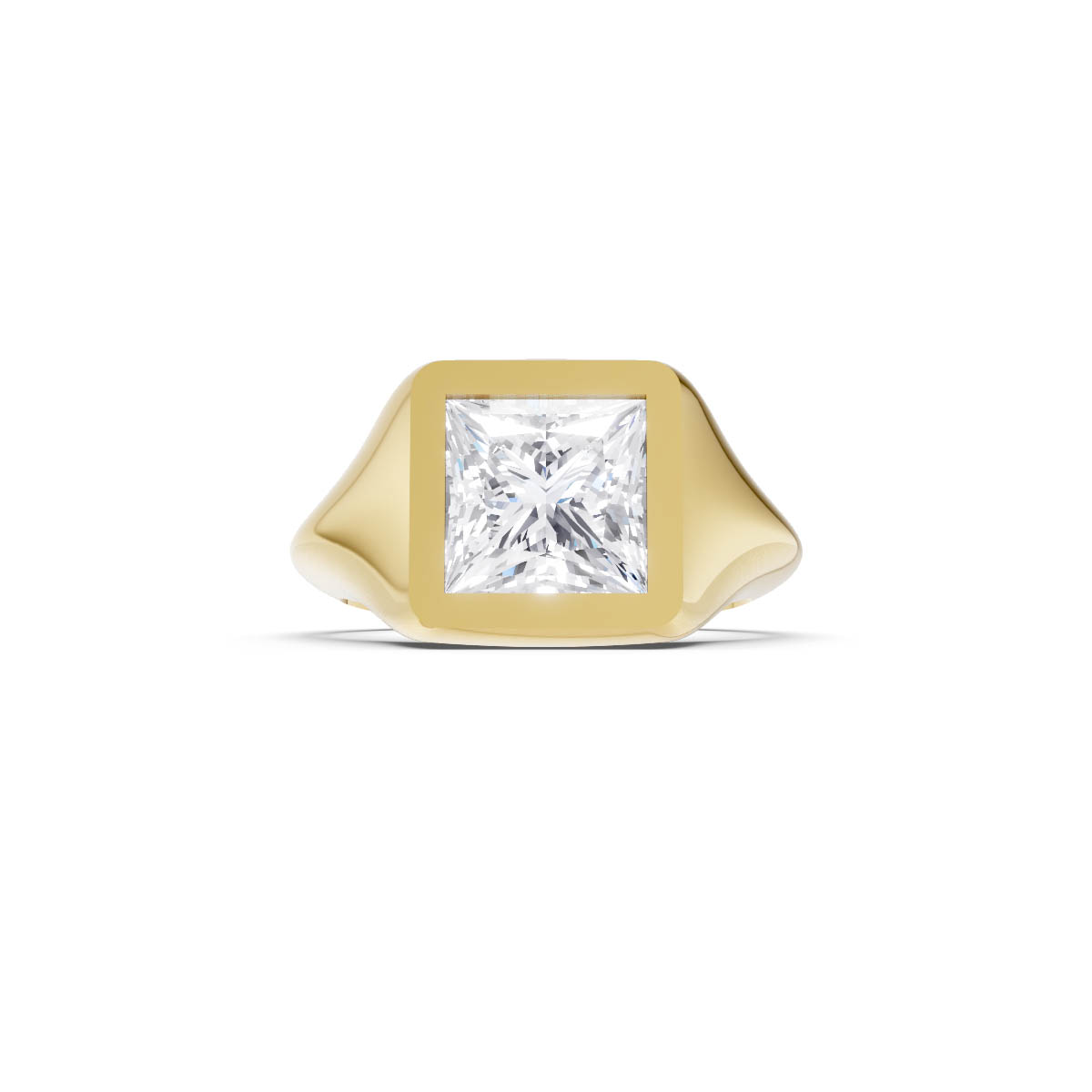 Modern Princess Gold Signet
