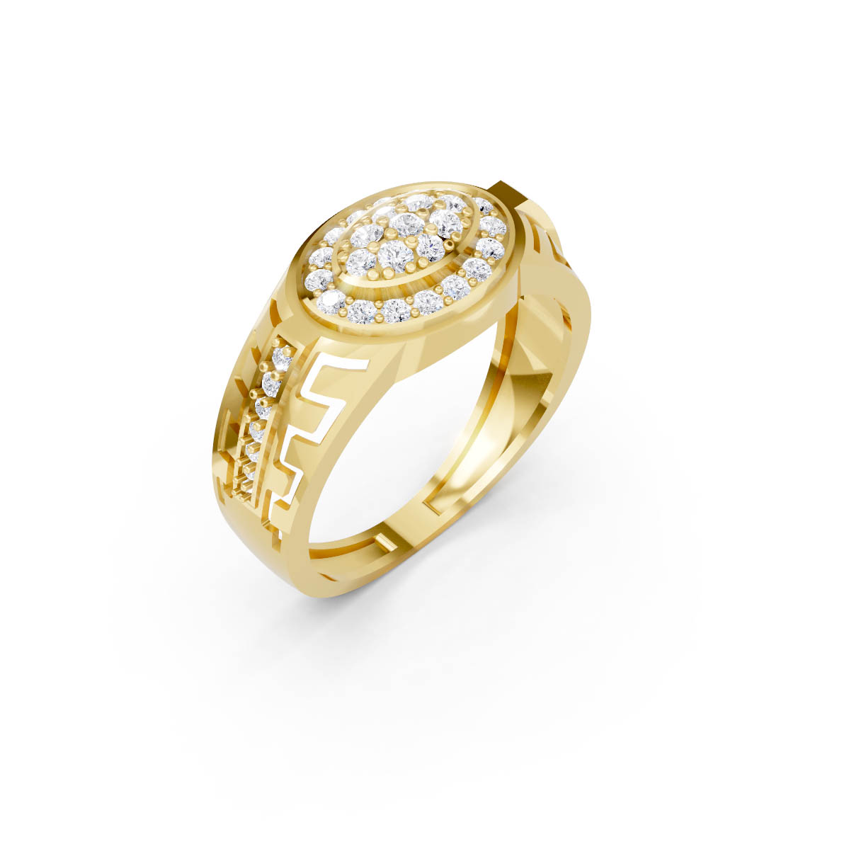 Aurelian Crown Signet view 3