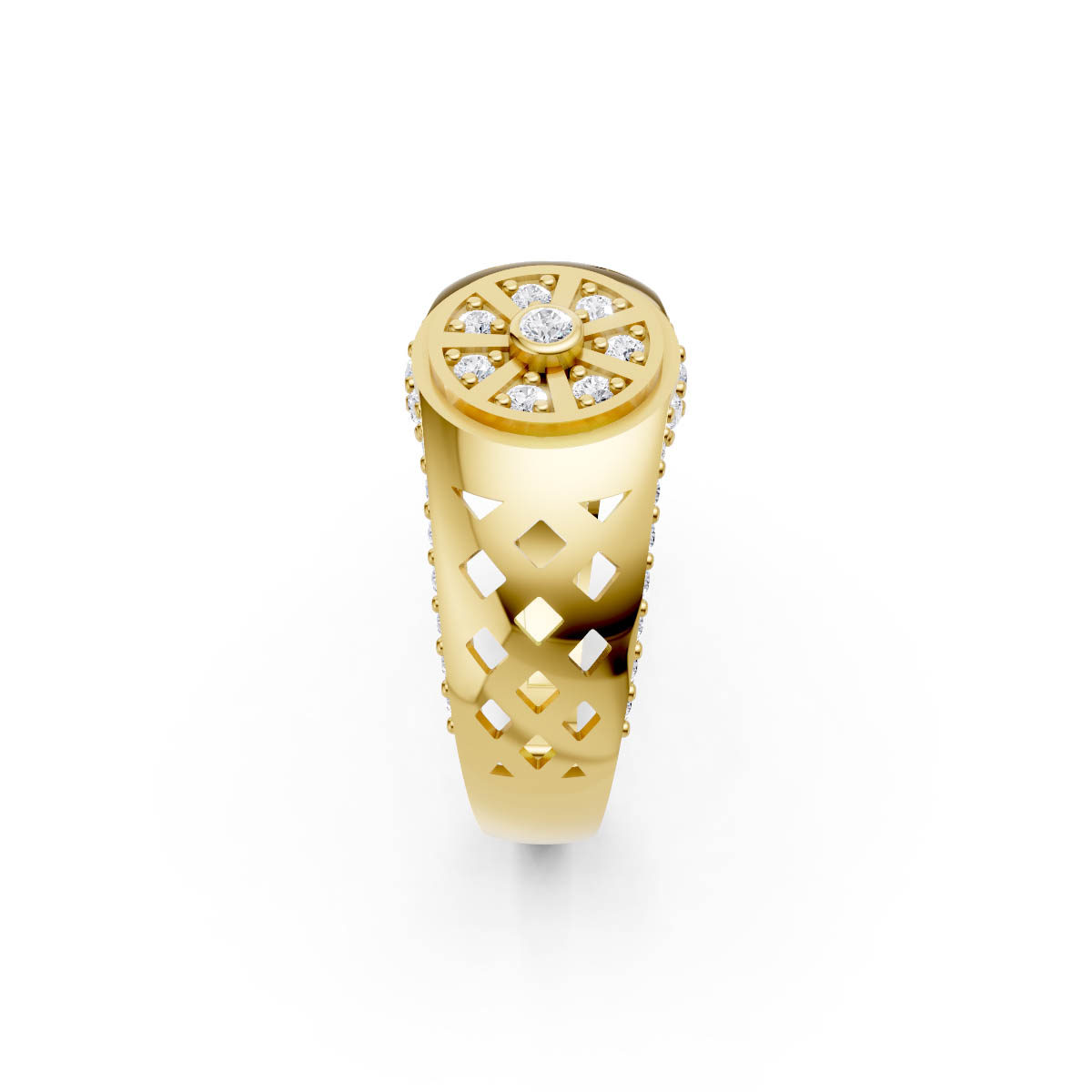 Reginald Solaris Crown Ring view 4