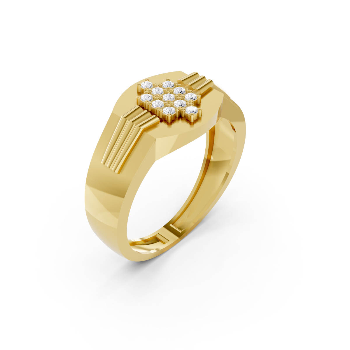 Sterling Noble Emblem Ring view 3