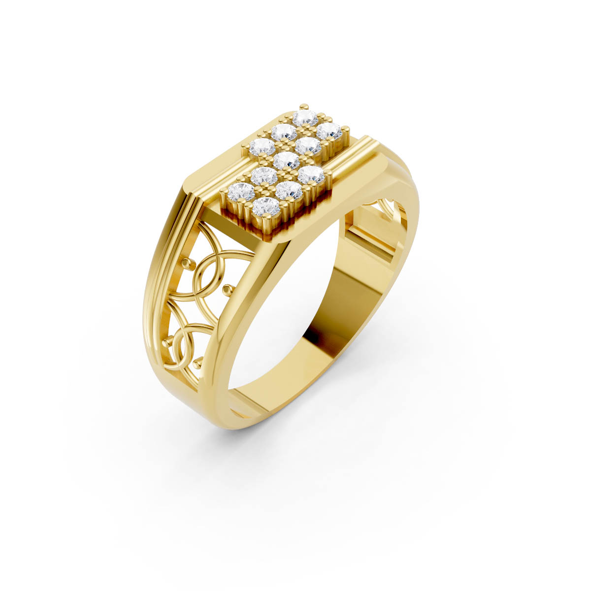 Sterling Arden Crest Ring view 3