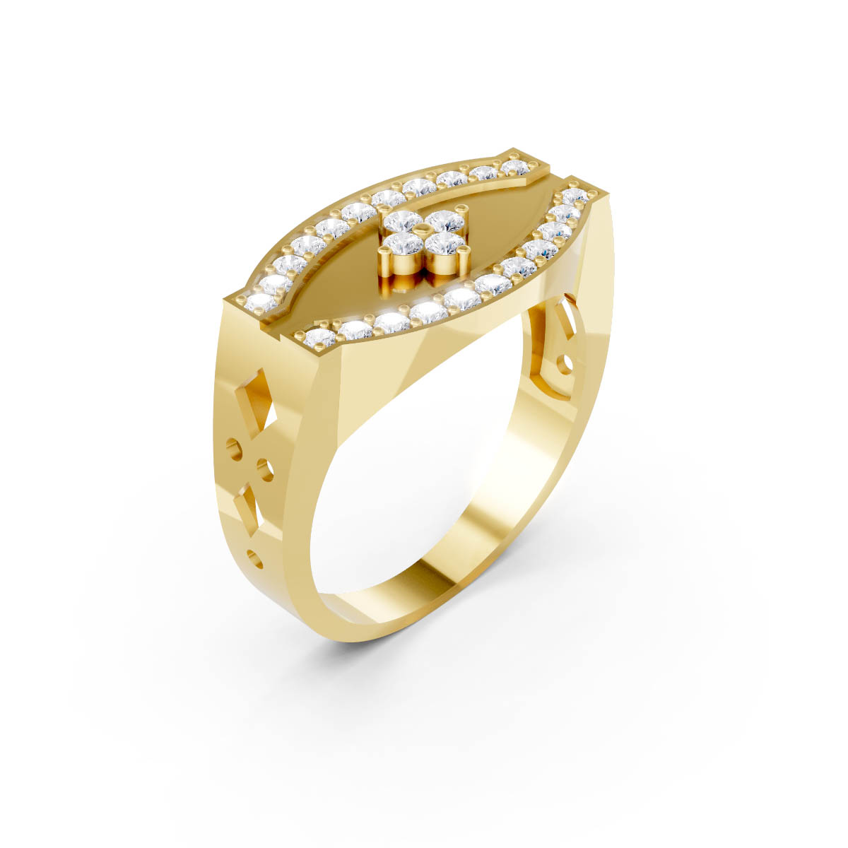 Lucien Royal Emblem Ring view 3