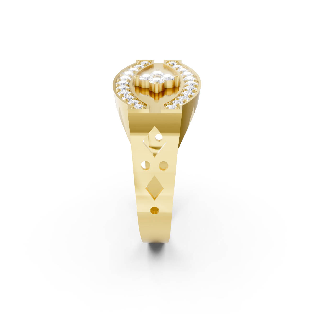 Lucien Royal Emblem Ring view 4