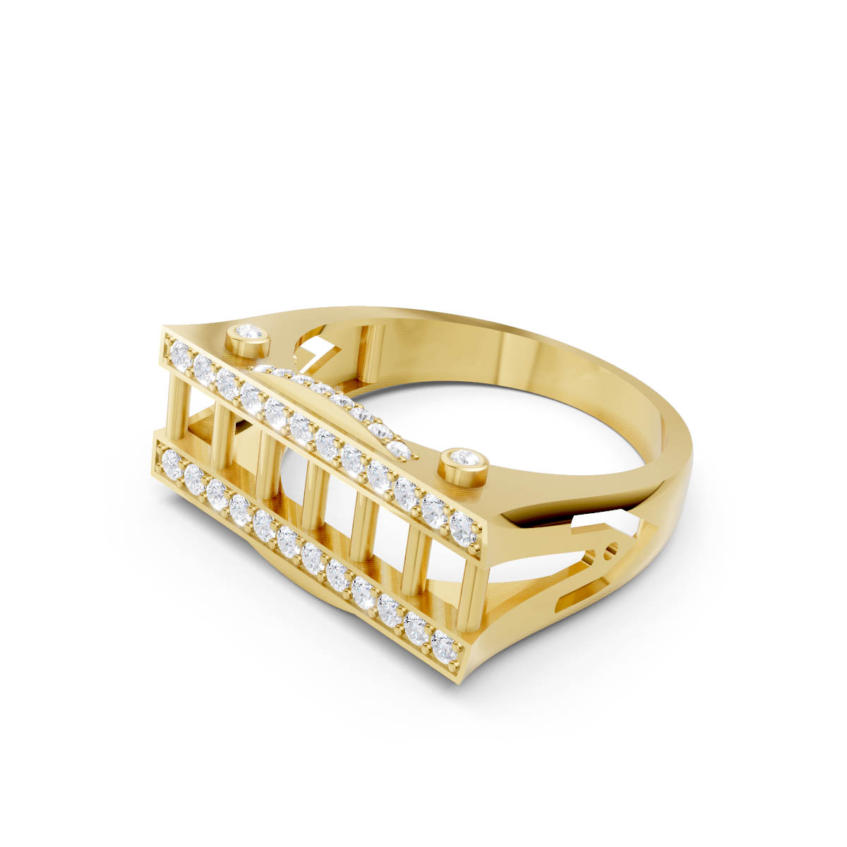 Weston Regent Lattice Ring view 2