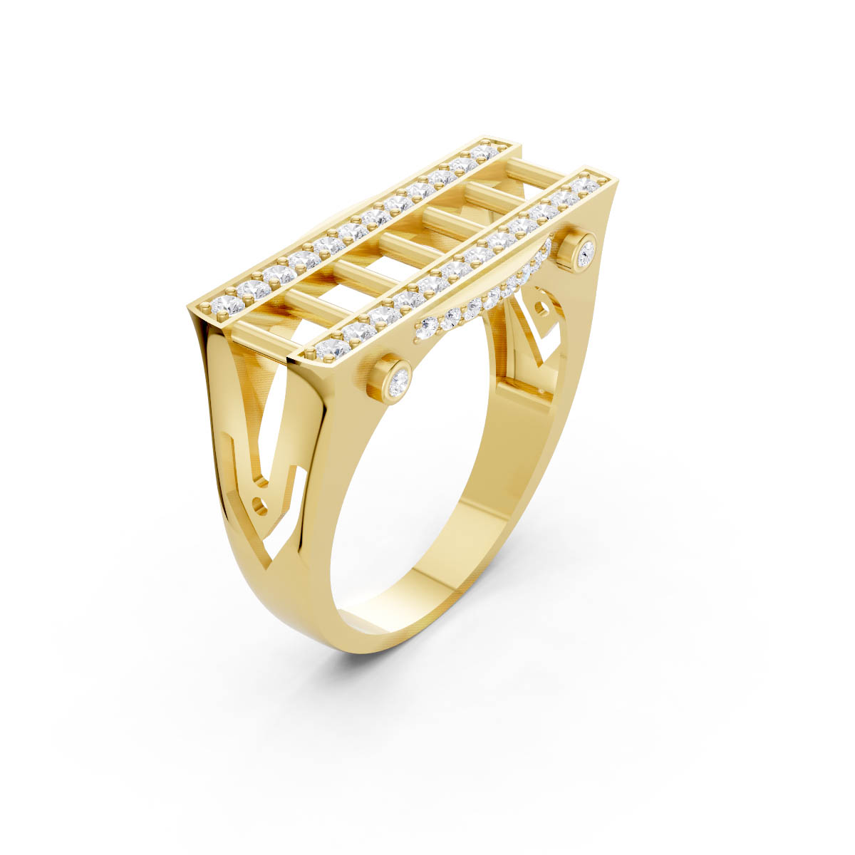 Weston Regent Lattice Ring view 3