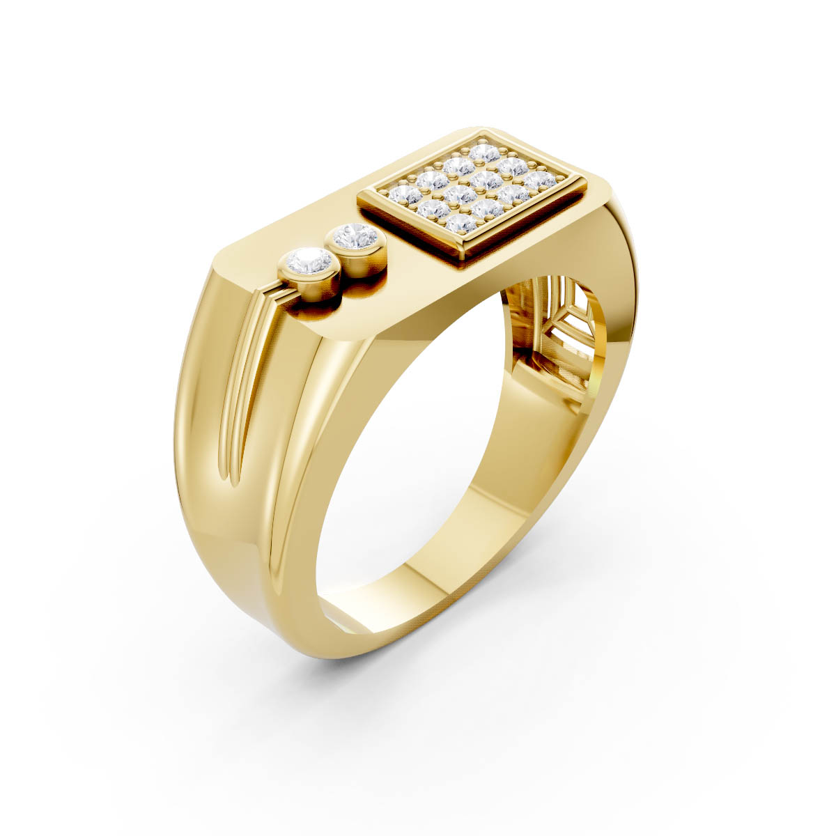 Saumya Regal Weave Ring view 3