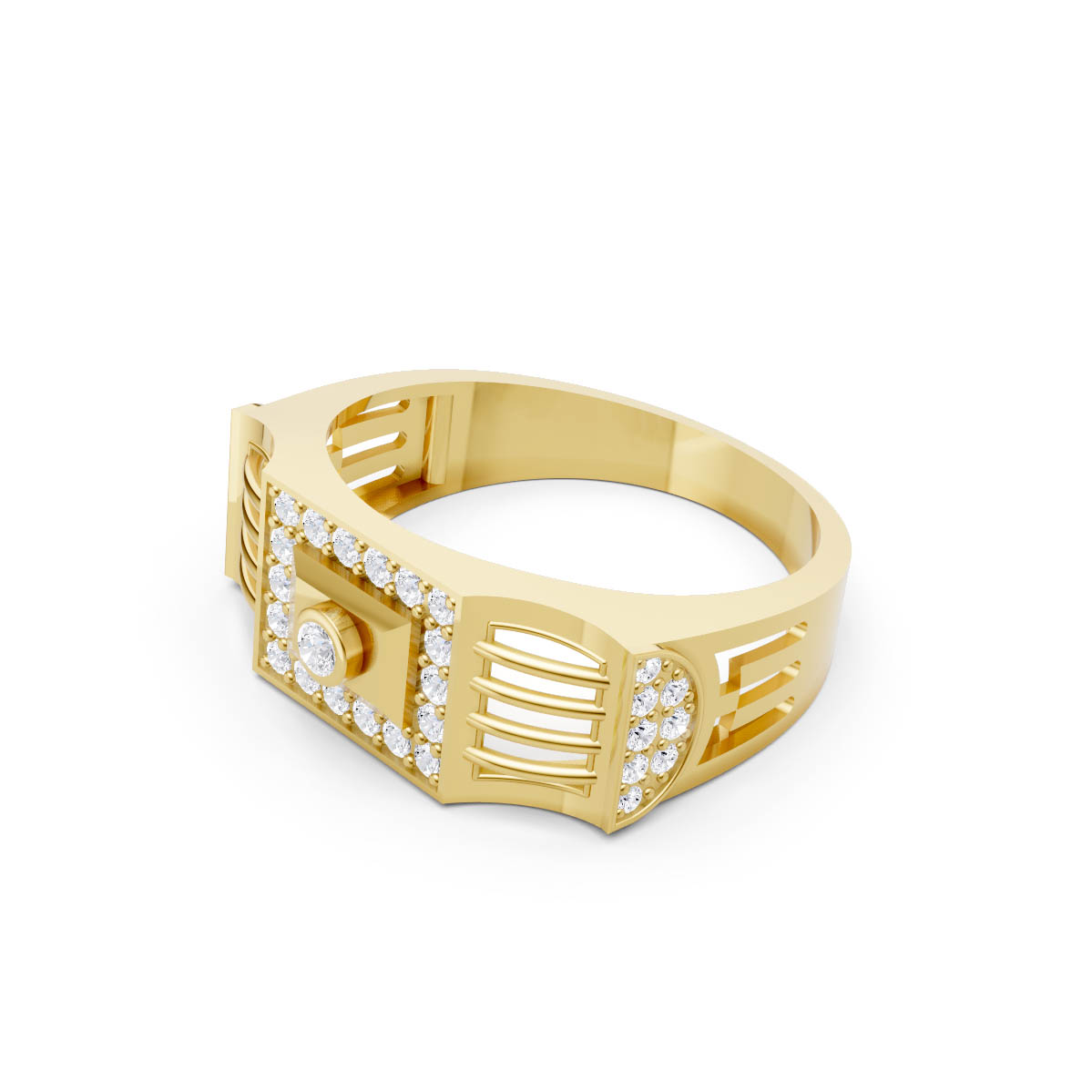 Maharaj Shield Ring view 2
