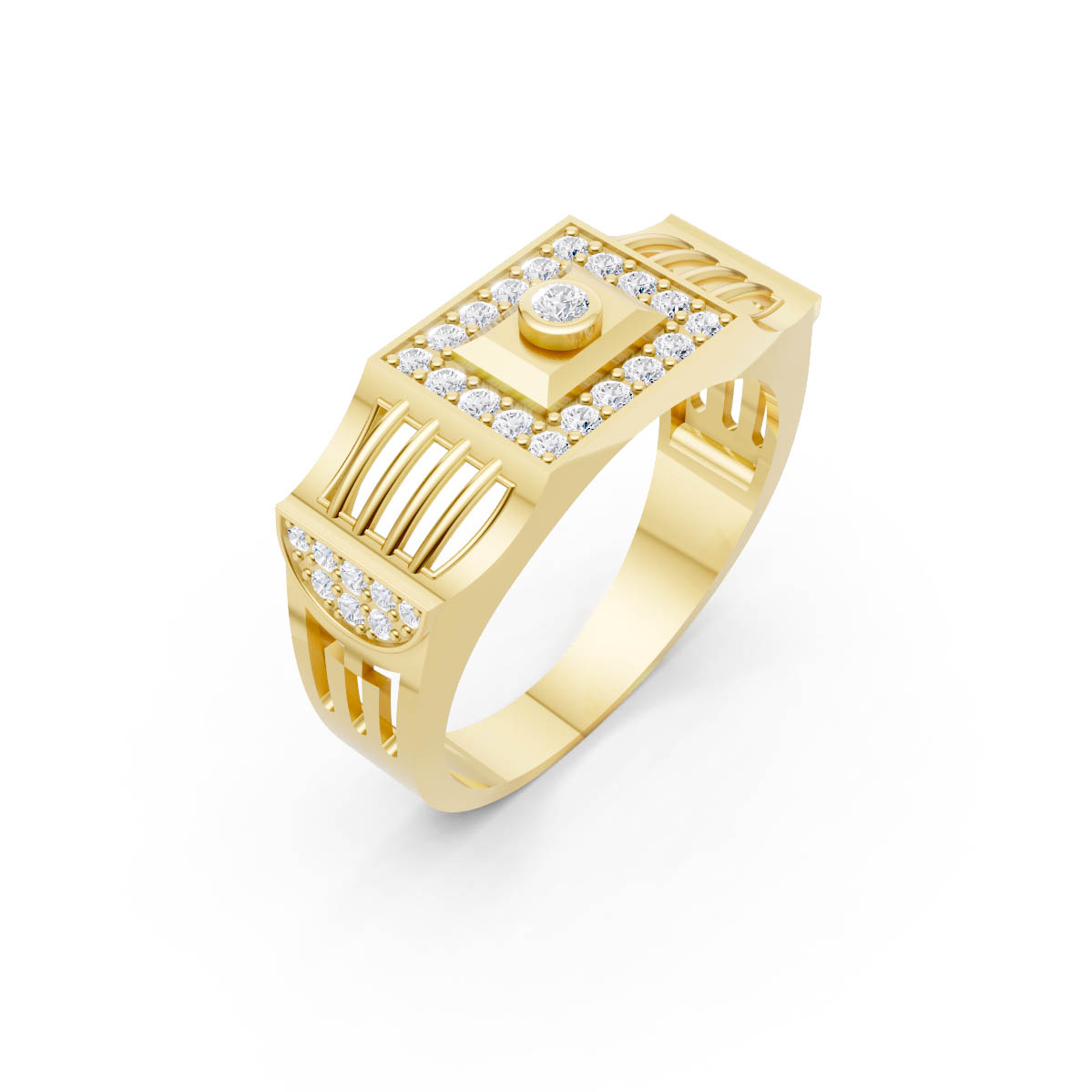 Maharaj Shield Ring view 3