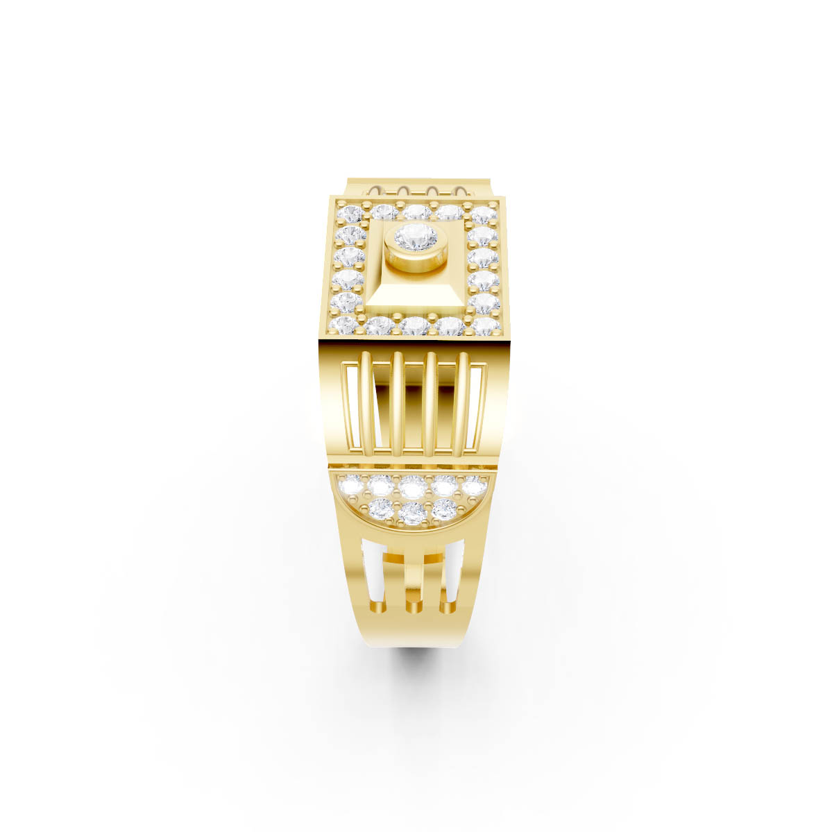 Maharaj Shield Ring view 4