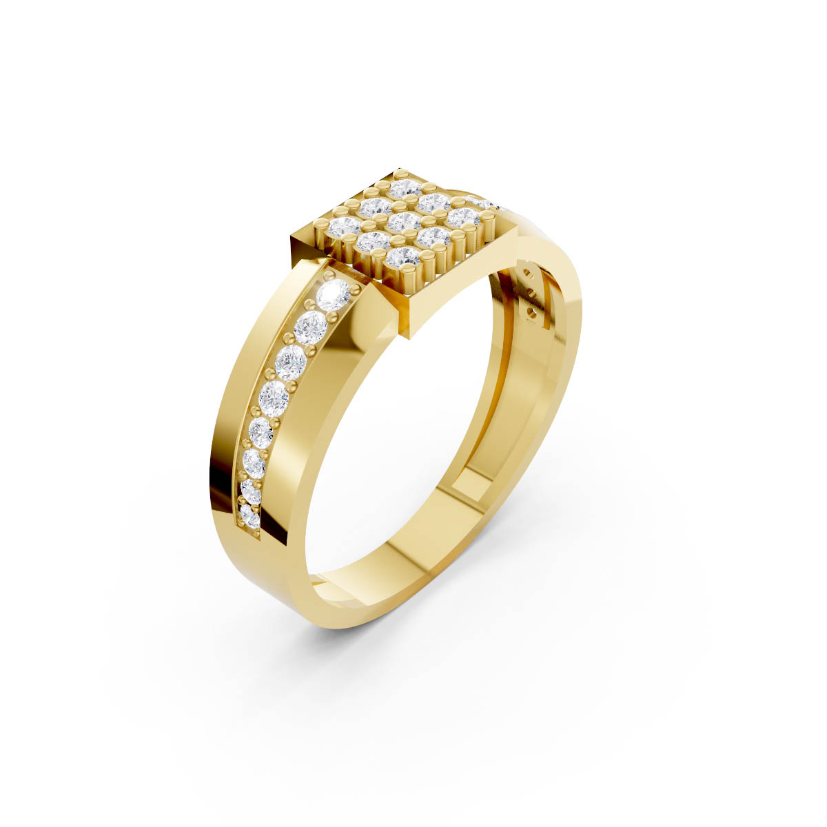 Monarch Grid Ring view 3