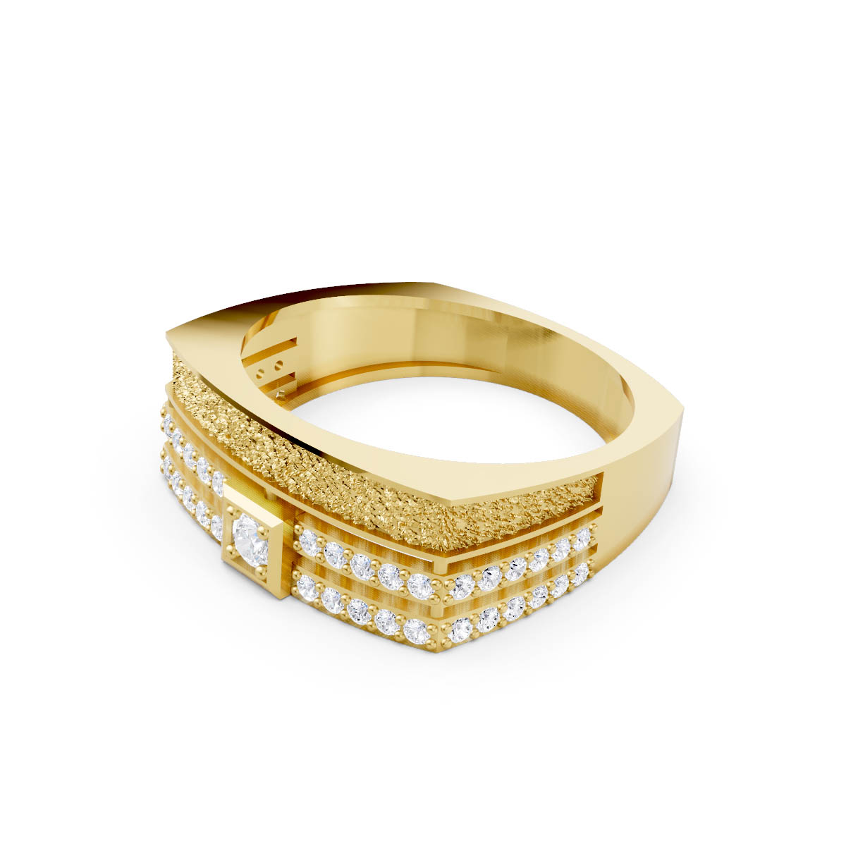 Regent Solitaire Band view 2