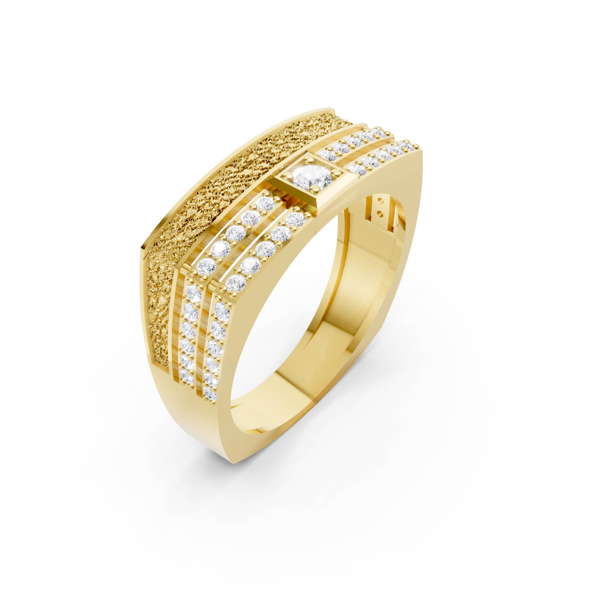 Regent Solitaire Band view 3