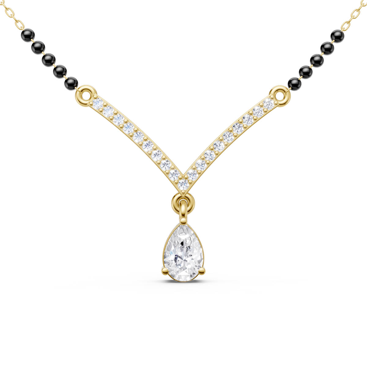 Teardrop Elegance Mangalsutra view 1